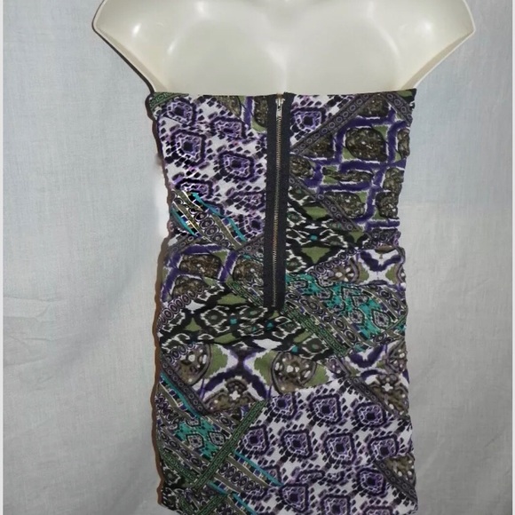 Womens Strapless dress - Picture 3 of 12